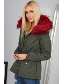 Burgunderjacke Khaki 615 – Online-Shop – Boutique